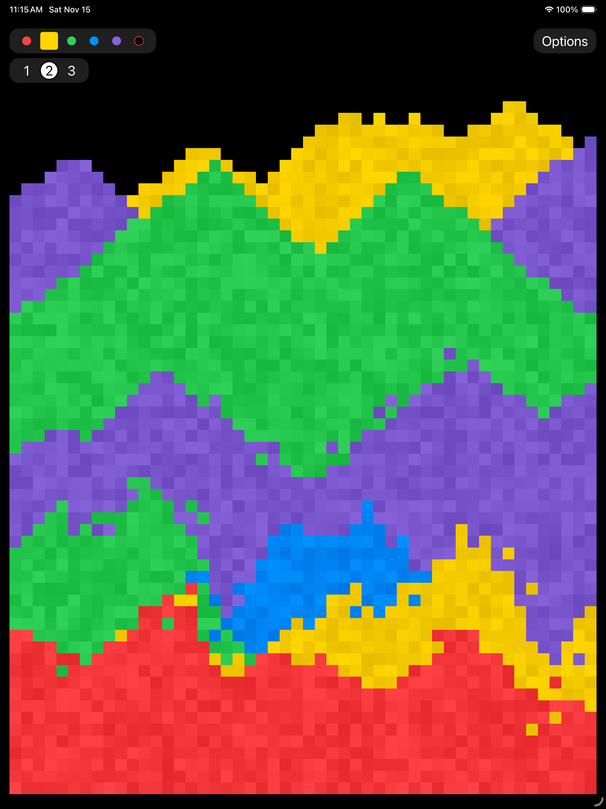 A screenshot of Sand Simulator